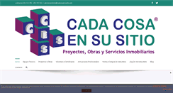 Desktop Screenshot of cadacosaensusitio.com