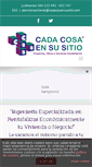 Mobile Screenshot of cadacosaensusitio.com